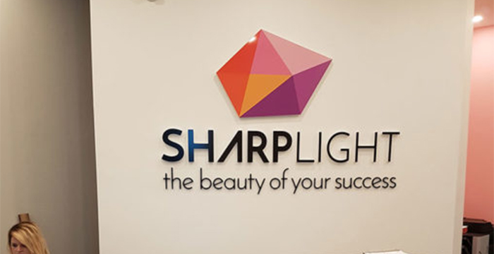 Custom Indoor Business Signs for SHARP LIGHT in Vaughan, ON