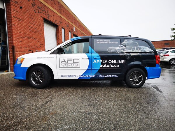 AFC Car Wrap In Toronto, ON - Sign Source Solution