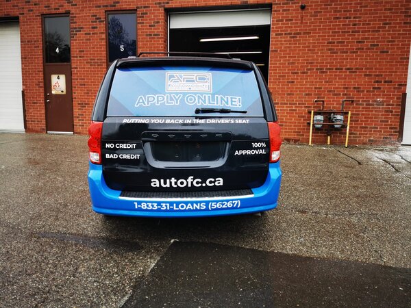AFC Custom Car Wrap In Toronto, ON - Sign Source Solution