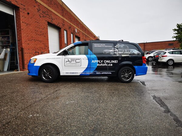 Custom Car Wrap for AFC In Toronto, ON - Sign Source Solution