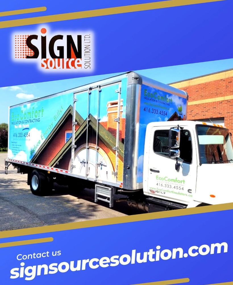 Custom Vinyl Wraps for Commercial Trucks in Vaughan, ON