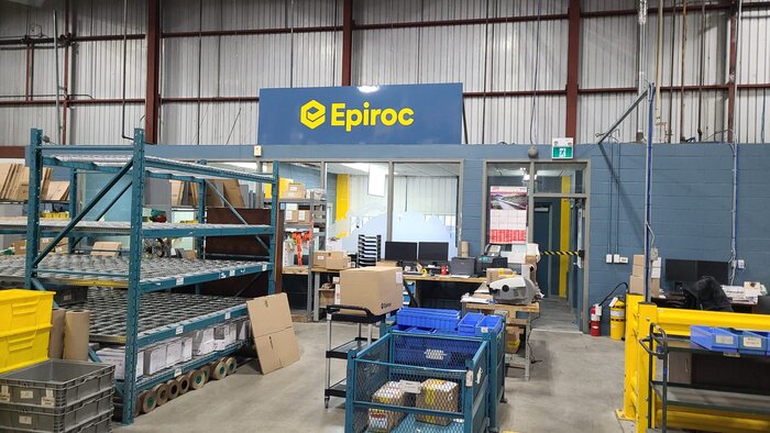 Epiroc Custom Interior Signs in Concord by Sign Source Solution