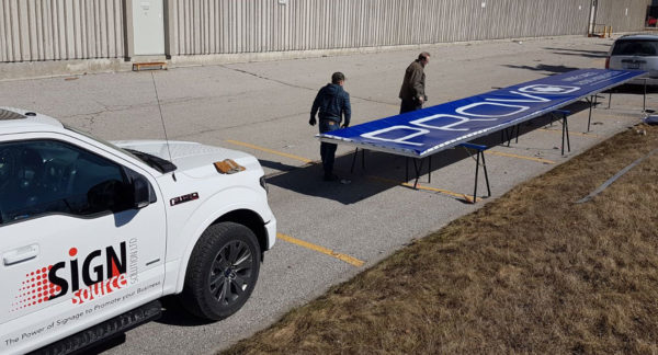 New Exterior Business Sign on Hwy 407 By Sign Source Solution