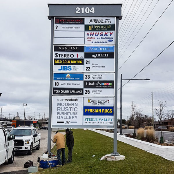 Our Pylon Signs Show at Hwy 7 is Changing By Sign Source Solution