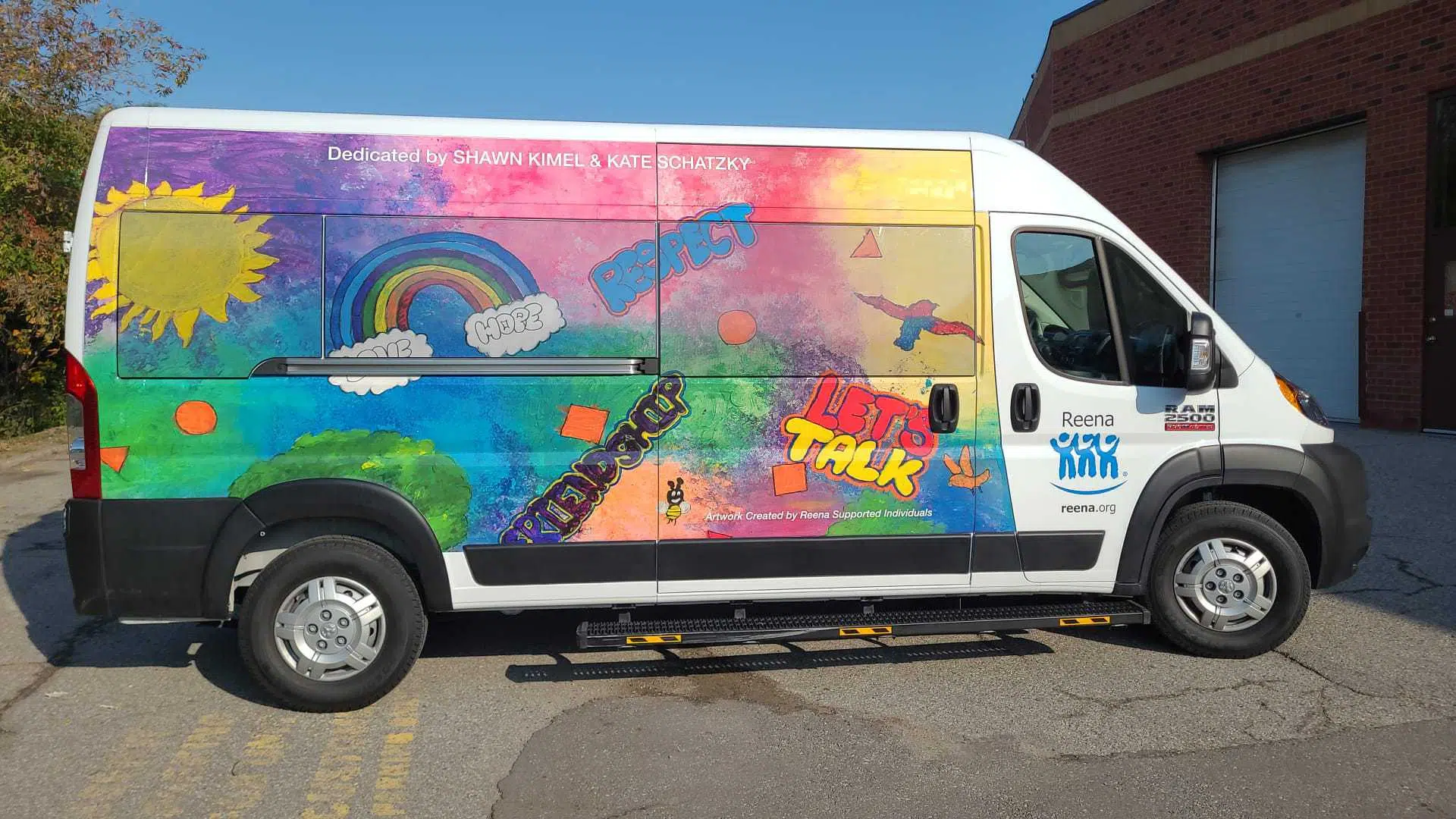 Personalized Colorful Van Side Wrap Concord, ON