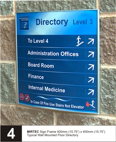 Office Lobby Directory Signs in Vaughan, ON