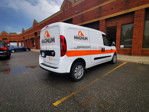 Magnum Fire Protection Van Wrap In Toronto, ON - Sign Source Solution
