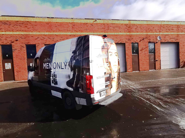 Commercial full vinyl van wraps for Mon Platin in Toronto, ON