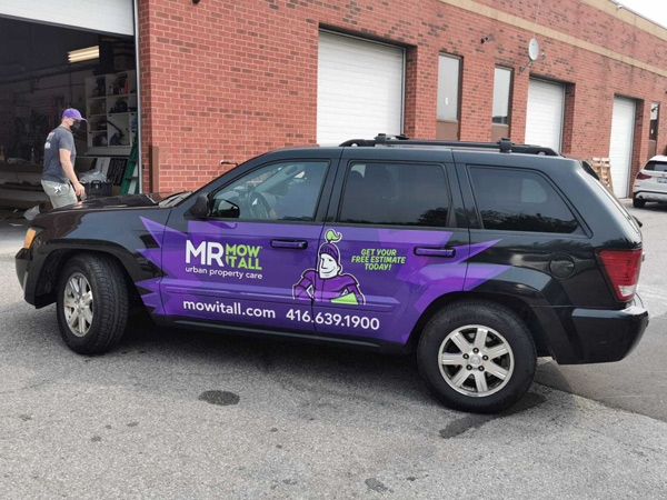 Mr Mow It All Vinyl Car Wraps & Decals in Toronto, ON