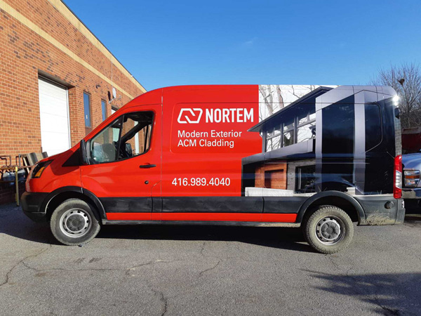 NORTEM Van Advertising Wraps in Toronto, ON