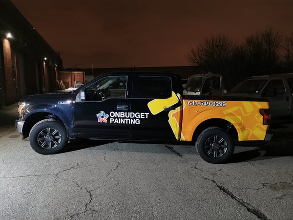 OnBudget Painting Custom Truck Wrap In Toronto, ON - Sign Source Solution