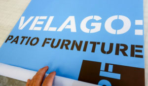 Printing Velago Patio fabric