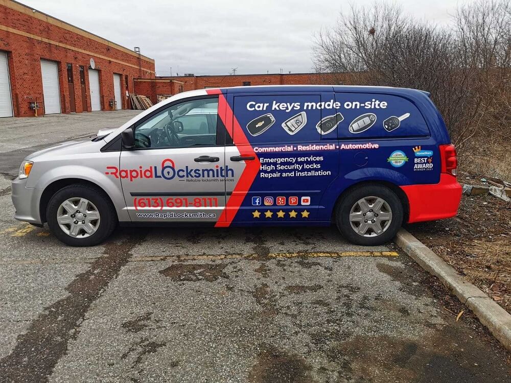 commercial van wrap for advertising