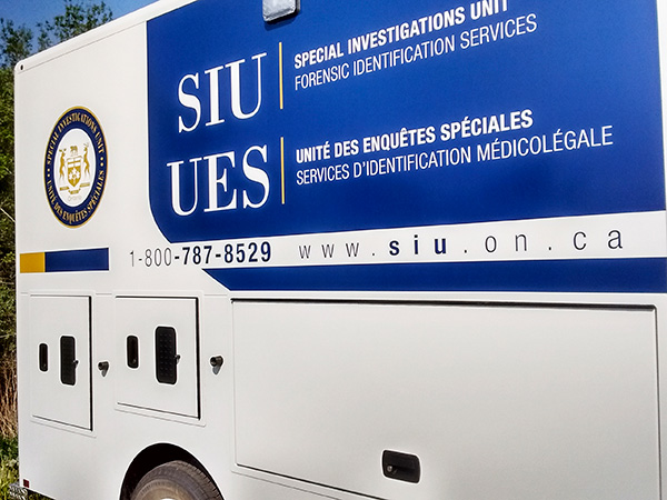 SIU vehicle wrap