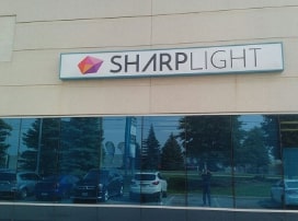 Sharp Light Banner Board for Storefront