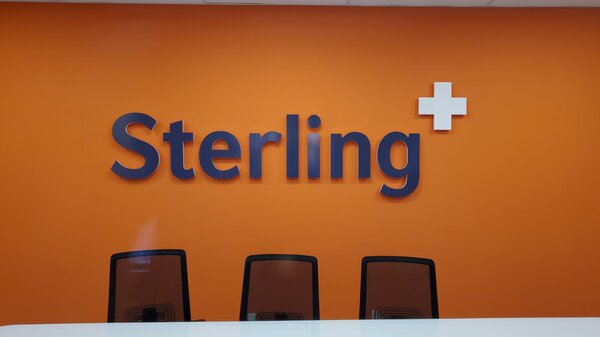 Sterling Custom Lobby Sign in Vaughan, ON - Sign Source Solution