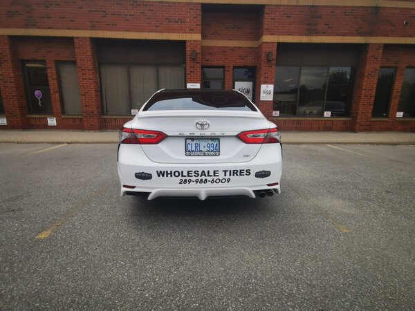 Whole Sale Tires Car Wrap In Toronto, ON - Sign Source Solution