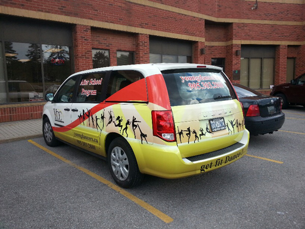 Young Dancers Car Wraps by Sign Source Solution