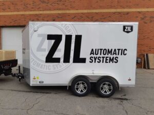 ZIL Automatic Systems Trailer Wraps Made by Sign Source Solutions in Vaughan, ON