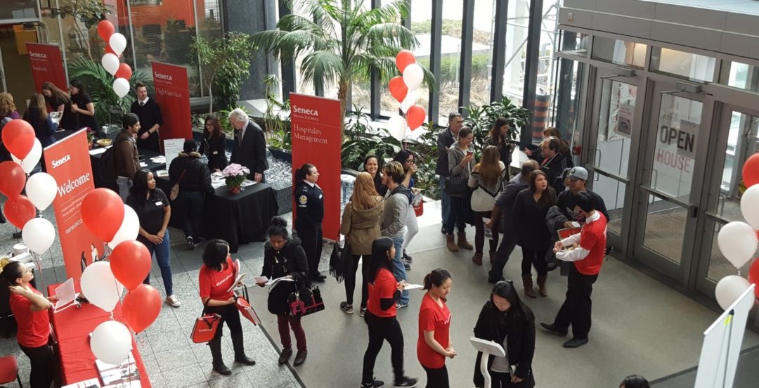 Vinyl Window Decals for Seneca College (Open House)